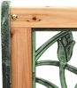 vidaXL Gartenbank 122 cm Gusseisen und Massivholz Tanne 312031 Bild 5