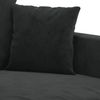vidaXL 2-tlg. Sofagarnitur mit Kissen Schwarz Samt 3201705 Bild 5