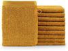 Blumtal Waschhandschuh 10er Set aus Frottee 15x20 cm - weich und saugstark, (Set), mit modischer Bordüre und praktischer Aufhängeschlaufe, 100% Baumwolle Bild 2