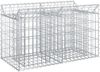 vidaXL Gabionen-Hochbeet Silber 42033291 Bild 2
