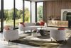 Casa Padrino Luxus Sofa Hellgrau / Schwarz 240 cm - Luxus Wohnzimmer & Hotel Möbel Bild 3