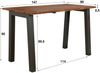 Bartisch Bord Trapez aus massivem Akazienholz, Vintage Design, natur, 147 x 80 cm Bild 4