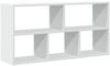 vidaXL Wandregal Weiß 100x25x50 cm Holzwerkstoff 853272 Bild 2