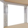 shelfplaza OFFICE 230x80x50 cm Eckregal in lichtgrau mit 6 Böden und 145 kg Traglast pro Boden Bild 4