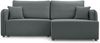 Selsey 'Kassian' Ecksofa mit Schlaffunktion und Bettkasten, grau, rechts Bild 5
