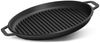 15L Kazan Schwenktopf Gusseisen Kasan DeckelGrillpfanne Grill Campingtopf Kessel Bild 5