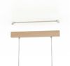 EGLO Hängeleuchte CASTRALVO Pendellampe, Stahl, Holz und Glas, E27, IP20, Esszimmerlampe, ohne Leuchtmittel, Pendelleuchte, L121 x B15 x H110 cm, nickel-matt, braun, amber, 5X28W Bild 2