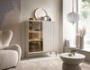Bettso 'SENTINO' Vitrine mit LED-Beleuchtung, Holzwerkstoff Kaschmir, 126x39x104 cm Bild 2