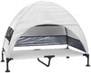 vidaXL Hochgelegtes Hundebett Silber Grau 127 x 81 x 108 cm 42008222 Bild 2