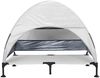 vidaXL Hochgelegtes Hundebett Silber Grau 127 x 81 x 108 cm 42008222 Bild 4