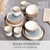 Moritz & Moritz TARENTO grau Geschirrset 24 tlg. Bild 5