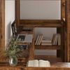 vidaXL Etagenbettgestell mit Schreibtisch Altholz 100 x 200 cm 3410465 Bild 3