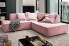 KAWOLA Sofa SAMU Ecksofa Stoff rosa Recamiere rechts 72 x 224 x 226 cm Bild 2