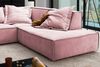 KAWOLA Sofa SAMU Ecksofa Stoff rosa Recamiere rechts 72 x 224 x 226 cm Bild 5