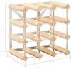 vidaXL Weinregal für 12 Flaschen Massivholz Kiefer 282468 Bild 5