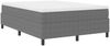 vidaXL Boxspringbett Hellgrau und Weiß 140 x 190 cm Cordstoff 3337462 Bild 2