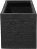 Blumentopf schwarz rechteckig 60 x 29 x 30 cm MYRA Bild 5