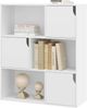 EUGAD Bücherregal, 1-tlg, Würfelregal mit Türen aus Holzwerkstoff Bild 4