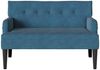 vidaXL Chesterfield Bank Blau 112 x 65,5 x 75 cm Samt 42019294 Bild 4
