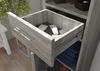 Badezimmer Hochschrank Spirit in grau Rauchsilber 37 x 191 cm Bild 4