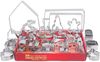 Ausstechformen Set Weihnachten Lebkuchenhaus 28tlg Edelstahl Plätzchen Bild 5