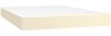 vidaXL Boxspringbett mit Matratze Creme 140x190 cm Kunstleder 3142721 Bild 5