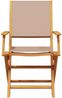 vidaXL 5-tlg. Garten-Essgruppe Stoff und Massivholz Taupe 3281834 Bild 4