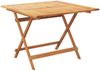 vidaXL 5-tlg. Garten-Essgruppe Stoff und Massivholz Taupe 3281834 Bild 5
