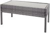 Poly-Rattan Garnitur HWC-F56, Balkon-/Garten-/Lounge-Set Sitzgruppe ~ grau, Kissen dunkelgrau Bild 5