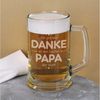 Herz & Heim Bierkrug für Väter mit Gravur - Bierglas als Geschenk zum Vatertag, Glas Bild 3