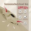 Sekey Sonnenschirm 400 x 220 cm Doppelsonnenschirm mit Kurbel, Groß Gartenschirm, UPF50+, LxB: 400,00x220,00 cm, Windfest, Stabil, Marktschirm für Terrasse und Garten Bild 3
