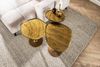 KAWOLA Beistelltisch DARI XL Glas gold 60 x 33 x 38 cm Bild 5