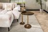 KAWOLA Beistelltisch DARI XL Glas gold 60 x 33 x 38 cm Bild 4
