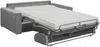 Vente-unique - CALITO Sofa SamtStoff Grau - B 223 cm94 cm x H 85 cm x L 216 cm Bild 3