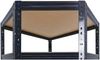 shelfplaza BLACK 200x70x40 cm Eckregal in schwarz mit 5 Böden und 175 kg Traglast pro Boden Bild 2