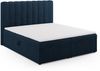 Micadoni Boxspringbett Kelp Strukturierter Stoff Königsblau 180x200 Bild 2
