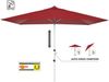 Doppler Sonnenschirm / Kurbelschirm "Expert 300 x 200 Auto Tilt", bordeaux, 300 x 200 cm Bild 2