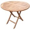 deVries Teakholz-Gartentisch Woodie - ø 90 cm Bild 4