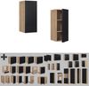 Hängeschrank Fame-Line Schwarz gestreift 30 cm Vicco Bild 5