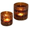 Marokkanisches Mosaik Windlicht Rayan Gelb 2 er Set Bild 5