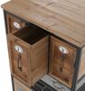 Apothekerkommode HWC-Q77, Schrank Highboard Schubladen Etikettenhalter Industrial Vintage/Shabby Holz Metall 85 x 46 x 35 cm Bild 5