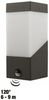 Heitronic 37381 Wandleuchte Madeleine anthrazit mit Sensor E27 Bild 4