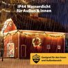 SALCAR 6m x 1m Eisregen LED Lichtervorhang Außen Innen, 300er LED Bild 4