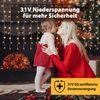SALCAR 6m x 1m Eisregen LED Lichtervorhang Außen Innen, 300er LED Bild 3