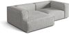 Micadoni Ecksofa Nuria 3-Sitzer Links Boucle Silber Bild 3