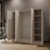 Beautysofa Kleiderschrank Gava moderne Schlichtheit und funktionale Eleganz (Schrank mit flexibel konfigurierbar, TIP-ON Öffnungssystem) Breiten zur Auswahl: 100 cm, 150 cm oder 200 cm Bild 2