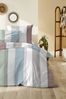 Primera Mako-Satin Bettwäsche 155x220 Streifen grau taupe blau rost 243222-82 Bild 5