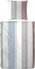 Primera Mako-Satin Bettwäsche 155x220 Streifen grau taupe blau rost 243222-82 Bild 4