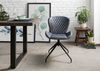 Stuhl Echtleder 61x52x86 blau IRON LABEL #512 Bild 3