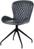 Stuhl Echtleder 61x52x86 blau IRON LABEL #512 Bild 1